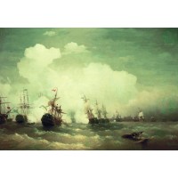 Sea battle at revel 1846