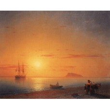 Sea coast farewell 1868