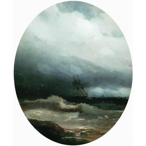 Ship in a storm 1891