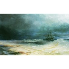 Ship in a storm 1895