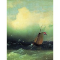 Storm at sea 1847