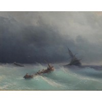 Storm at sea 1873