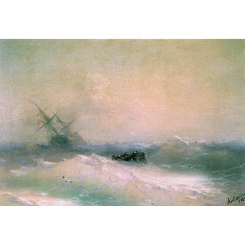 Storm at sea 1893