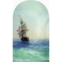Stormy sea 1872