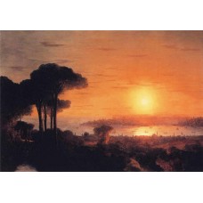Sunset over the golden horn 1866
