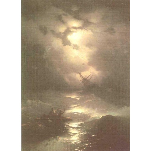 Tempest on the northern sea 1865