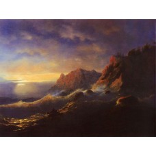 Tempest sunset 1856