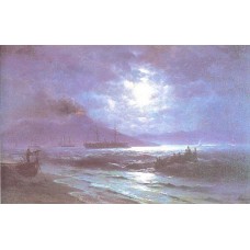 The bay of naples by moonlight 1892
