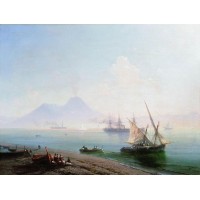 The bay of naples in the morning 1877