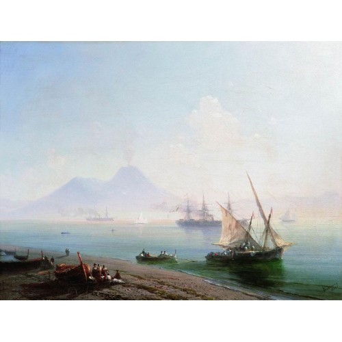 The bay of naples in the morning 1877