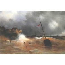 The gale on sea is over 1839