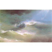 The mary caught in a storm 1892
