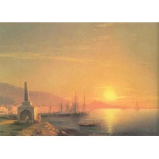 The sunrize in feodosiya 1855