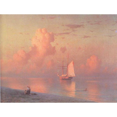 The sunset 1866