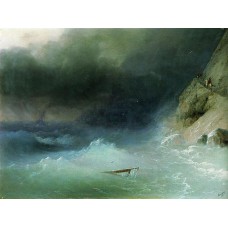 The tempest near rocks 1875