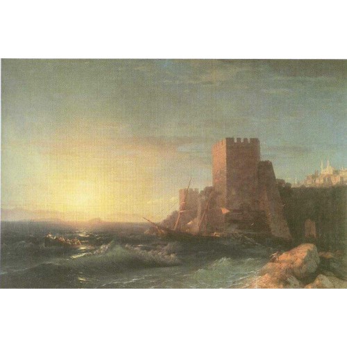 Towers on the rock near bosporus 1853