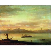 View of the bosporus 1864