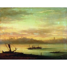 View of the bosporus 1864