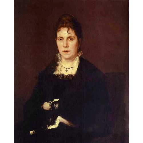 Portrait of Sophia Kramskaya the Artist's Wife