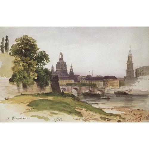 Dresden bridge of august 1862