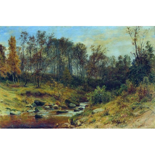 Forest stream 1896