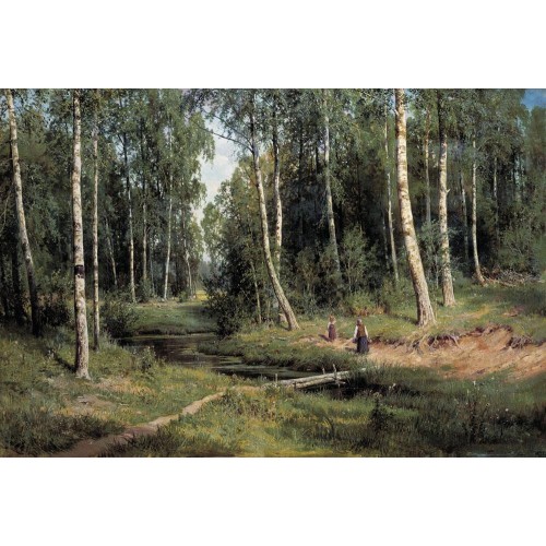In the birch tree forest 1883