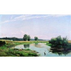 Landscape with lake 1886