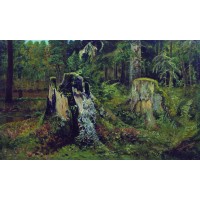 Landscape with stump 1892