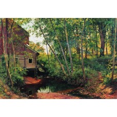 Mill in the forest preobrazhenskoe 1897
