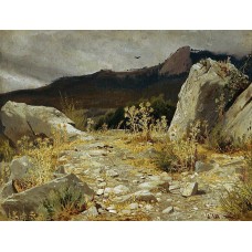 Mountain path crimea 1879