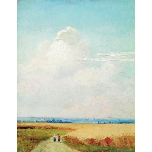 Study for the painting noon in the vicinity of moscow