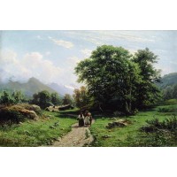 Swiss landscape 1866