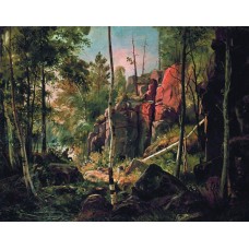 View of valaam island kukko 1860 1