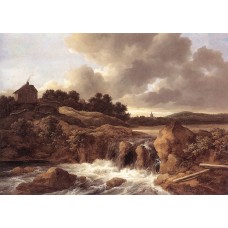 Landscape with Waterfall