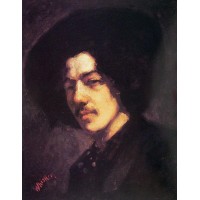 Portrait of Whistler with Hat