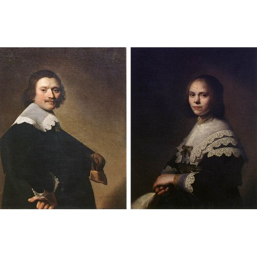 Portrait of a Man and Portrait of a Woman