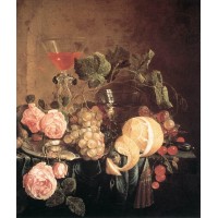 Still Life with Flowers and Fruit