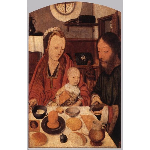 The Holy Family at Table