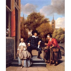 A Burgher of Delft and His Daughter