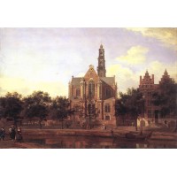 View of the Westerkerk Amsterdam 2