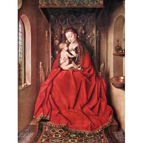 Suckling Madonna Enthroned