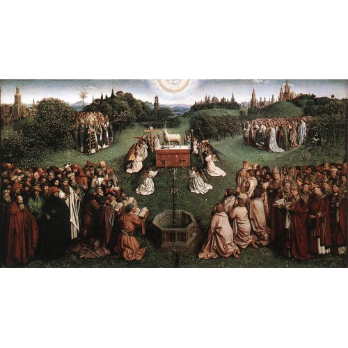 The Ghent Altarpiece Adoration of the Lamb