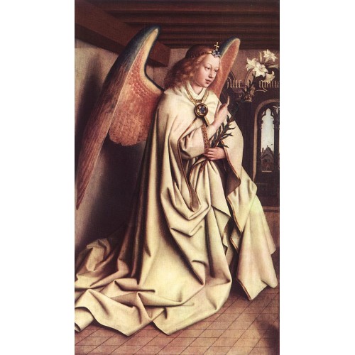 The Ghent Altarpiece Angel of the Annunciation