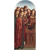 The Ghent Altarpiece Singing Angels