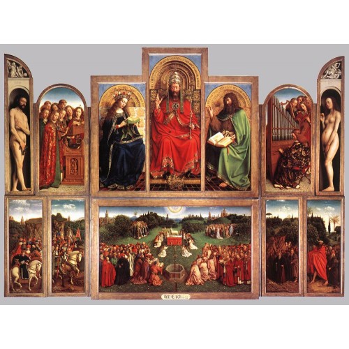 The Ghent Altarpiece (wings open)