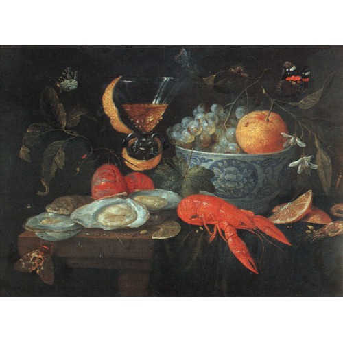 Still Life with Fruit and Shellfish