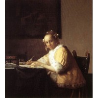 A Lady Writing a Letter