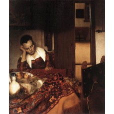 A Woman Asleep at Table