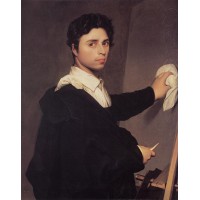 Copy after Ingres's 1804 Self Portrait