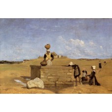 Breton Women at the Fountain